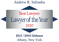 Best DWI Lawyer Attorney of the Year Andrew Safranko